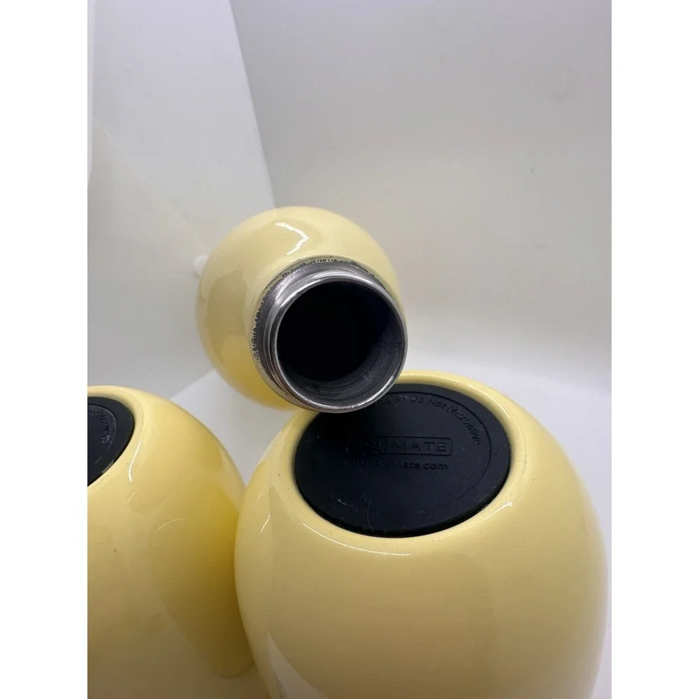 BrüMate Daisy Yellow Winesulator & 2 Uncork'd Wine Tumblers Set